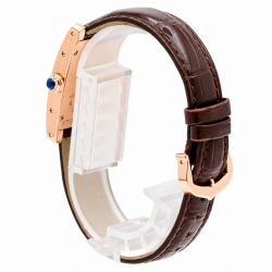 Cartier Tank Americaine Small Size W2607456 18K Rose Gold Watch